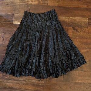 Forever 21 Shimmering Black Skirt